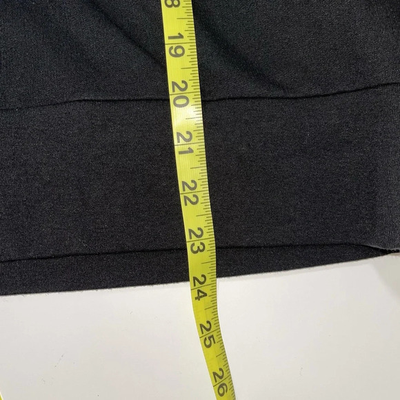 VS Victoria Sport Black Fleece Lined Crewneck Pullover Sweatshirt Xsmall Women’s - Picture 9 of 12